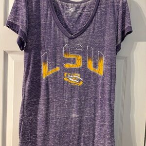 LSU Eye of the Tiger purple Tee